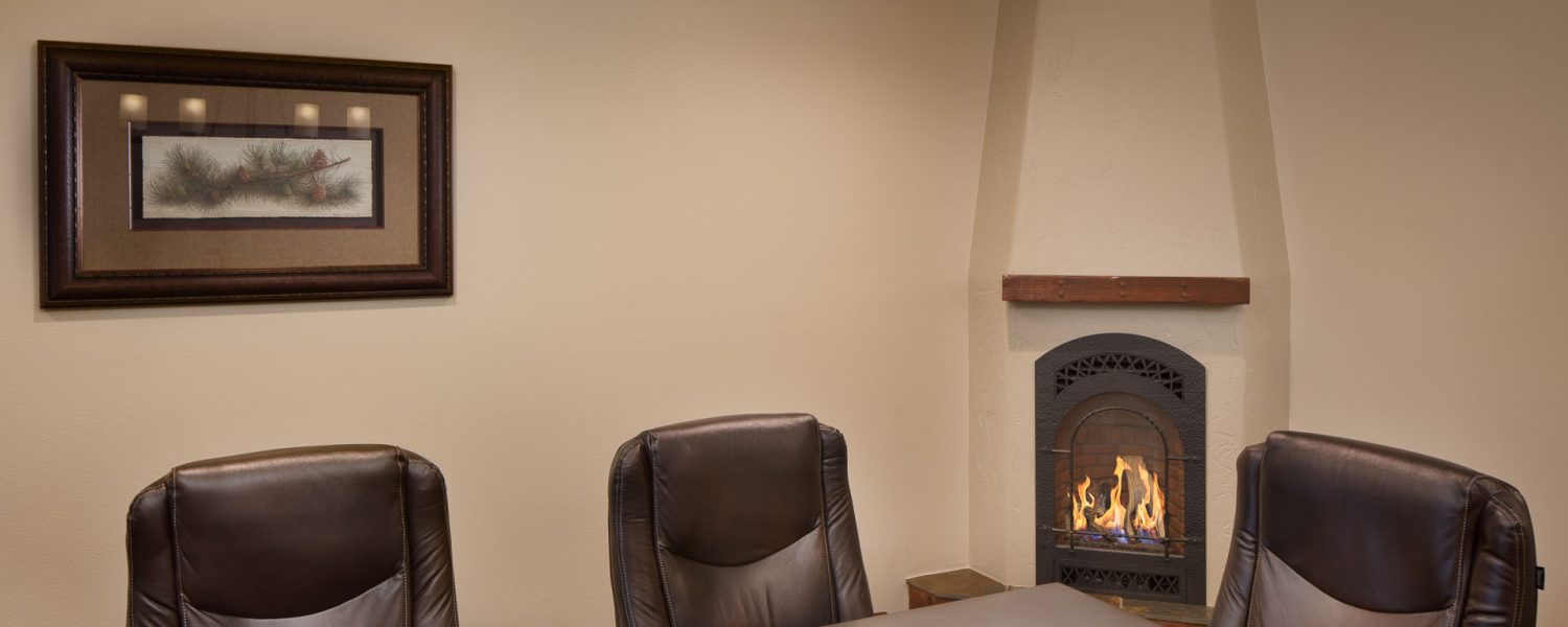 conference room with chairs and a table