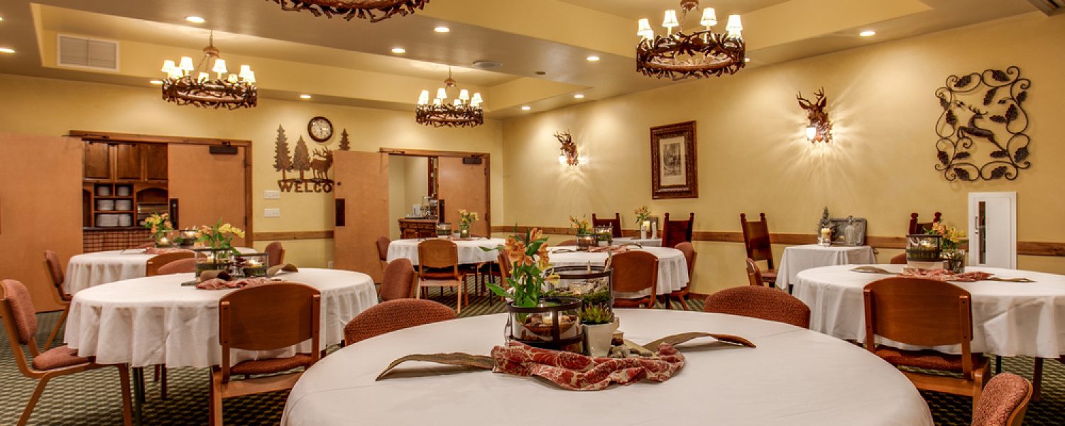 View of breakfast room and tables