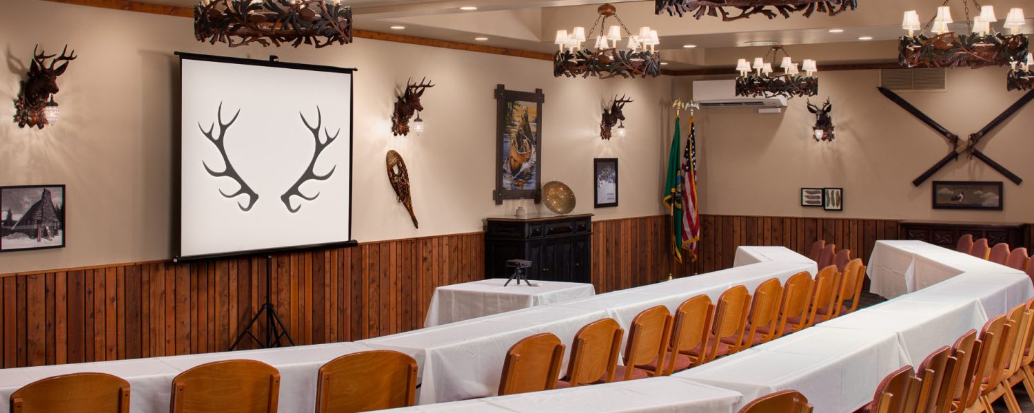 Meeting room with chairs and tables